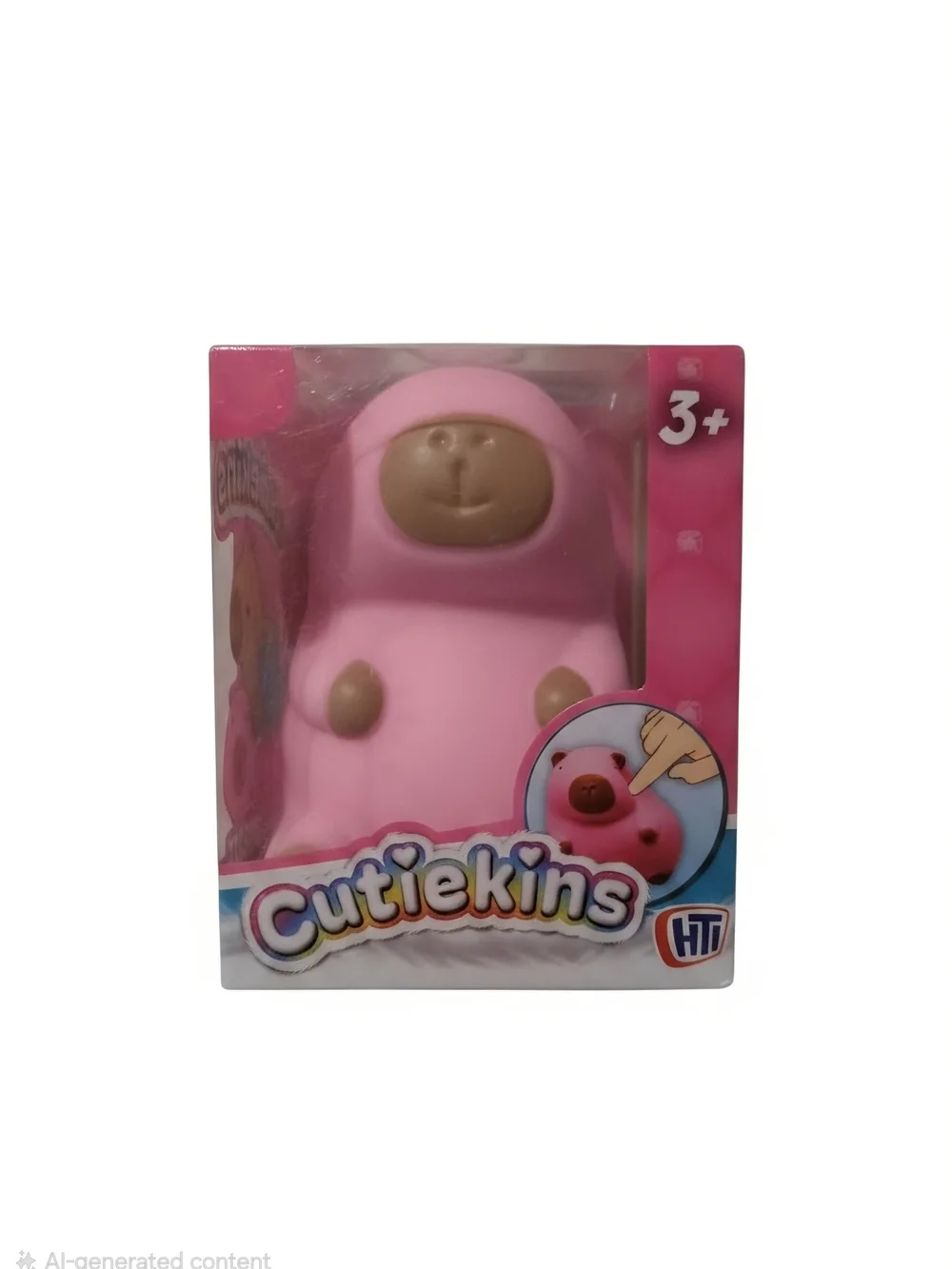 Cutiekins Pink Cutie Capybara Sensory Squishy Fidget Toy